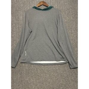 Zero restriction hoodie pullover performance golf gray green Large mens
